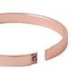 NVR Men's Rose Gold Metal Interlock Kada Bracelet - Swadesiicart