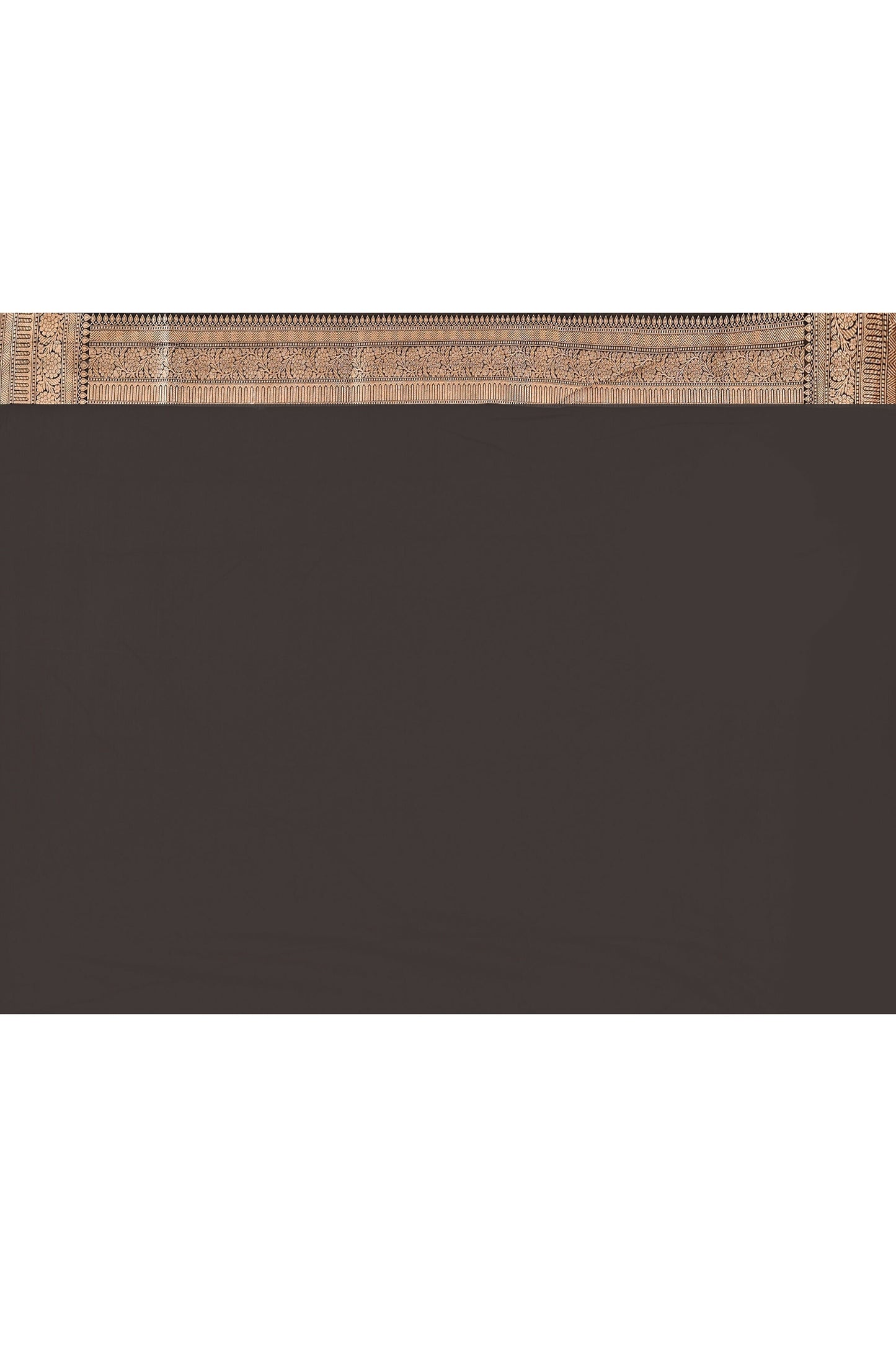 Joban Fashion Black Pure Katan Pure Handloom Banarasi Silk Saree | Swadesiicart