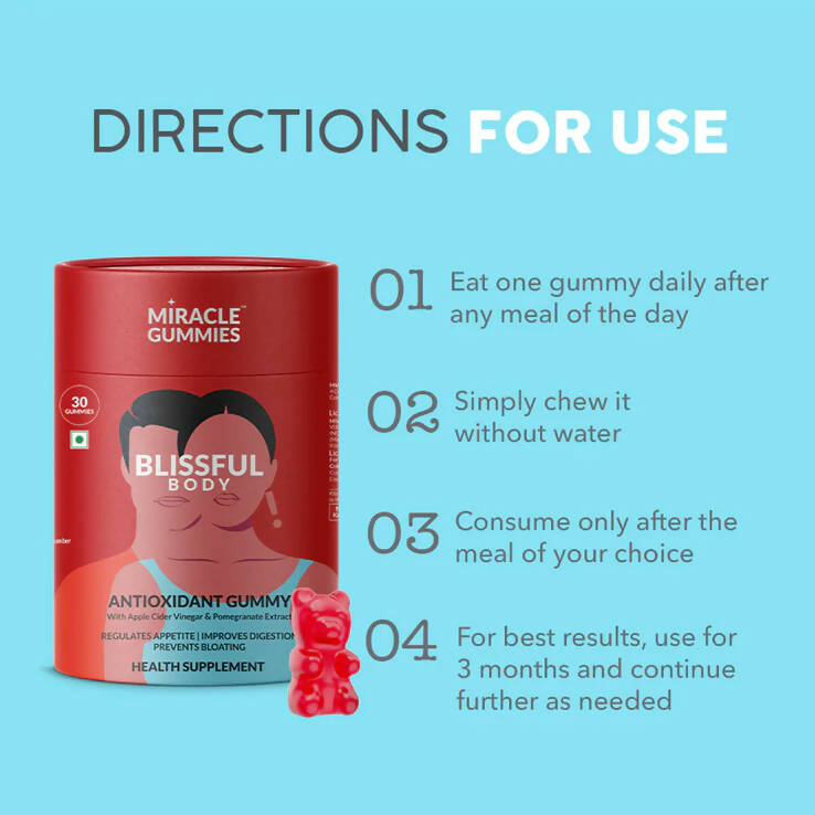 Miracle Gummies Blissful Body Gummies | Swadesiicart