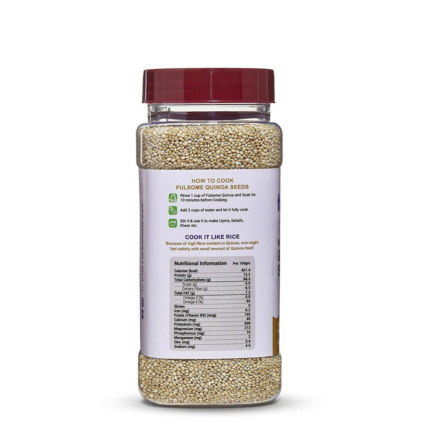 Fulsome White Quinoa Seeds - Swadesiicart