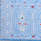 Shree Shyam Fashion Pankhuri Sky Blue Linen Cotton Saree
