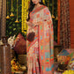 Shree Shyam Fashion Linen Cotton Off White Saree