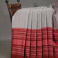 Green Colored Contrast Thread Pure Khadi Cotton Saree By Gayathri Reddy Designer Studio | Swadesiicart