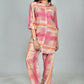 Morchari Digital Print Semi Muslin Co-Ord Set Top & Trouser-Multicolor - Swadesiicart