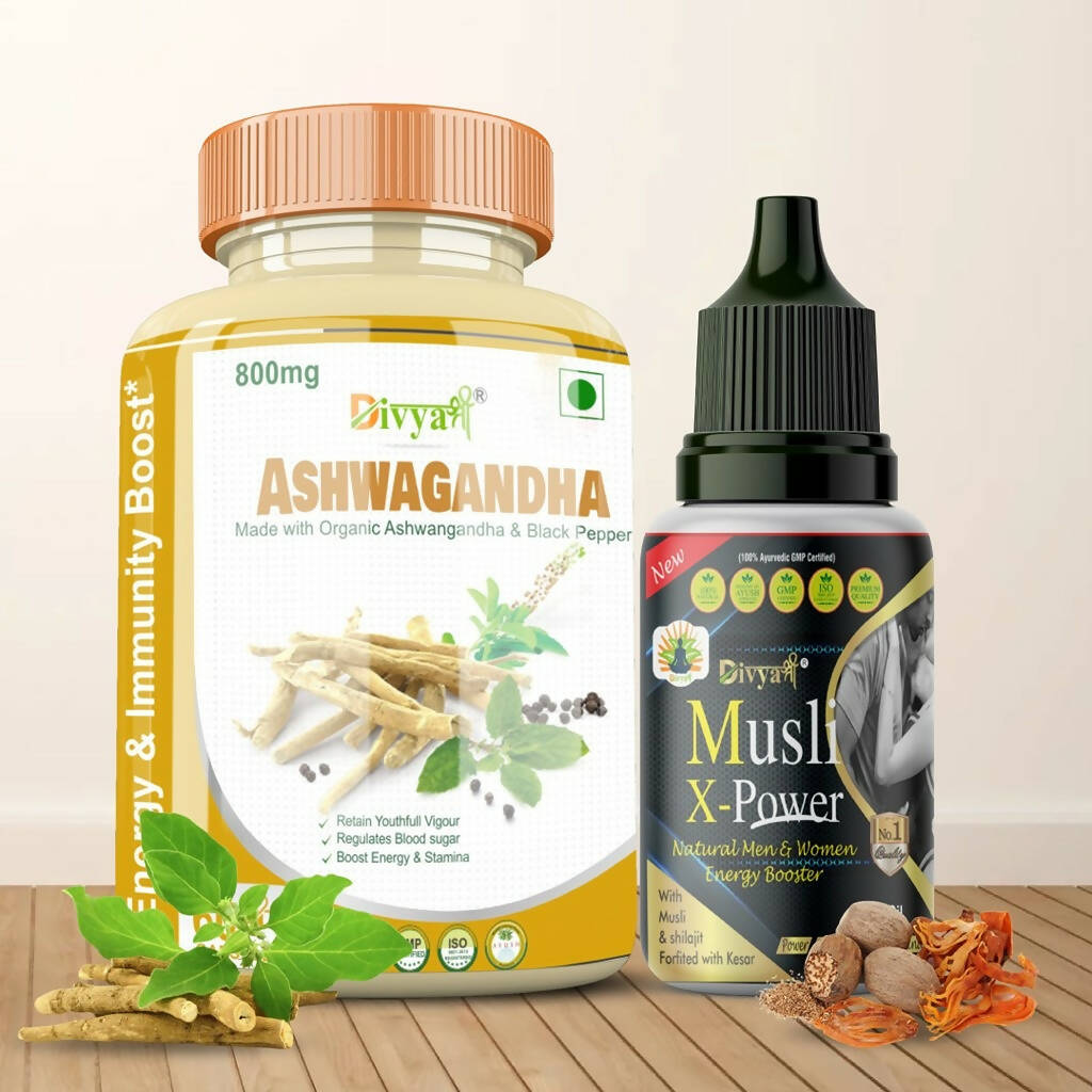 Divya Shree Porush Yovan Capsule and Oil Combo - Swadesiicart