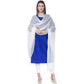 A R Silk White Color Kota Cotton Cota Cotton Dupattas and Chunnis