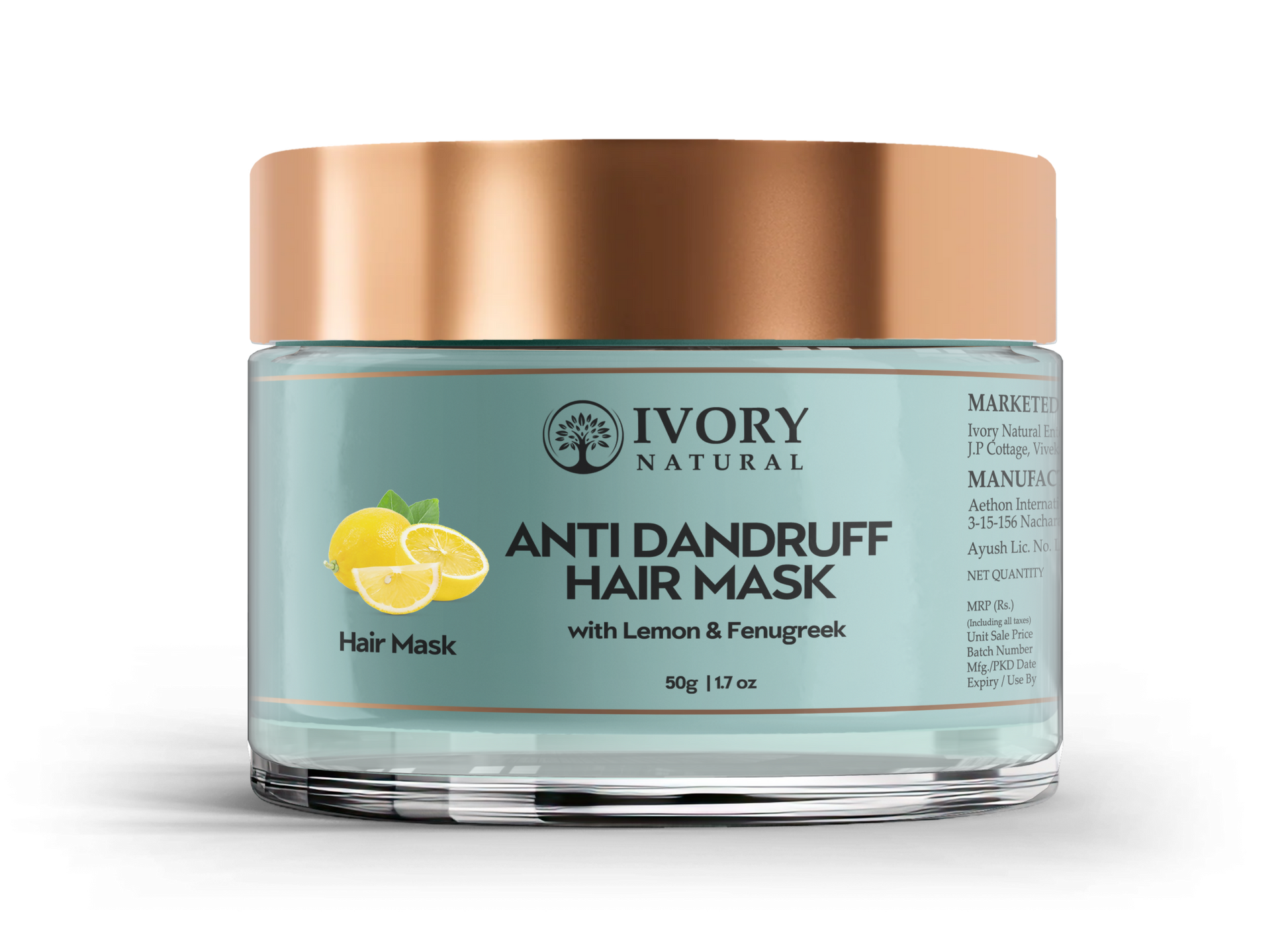 Ivory Natural Dandruff Hair Mask - Scalp Wellness, Assists With Dandruff For Both Men & Women | Swadesiicart