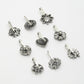 NVR Women's Set of 9 Silver-Plated German Silver Nose Pins | Swadesiicart