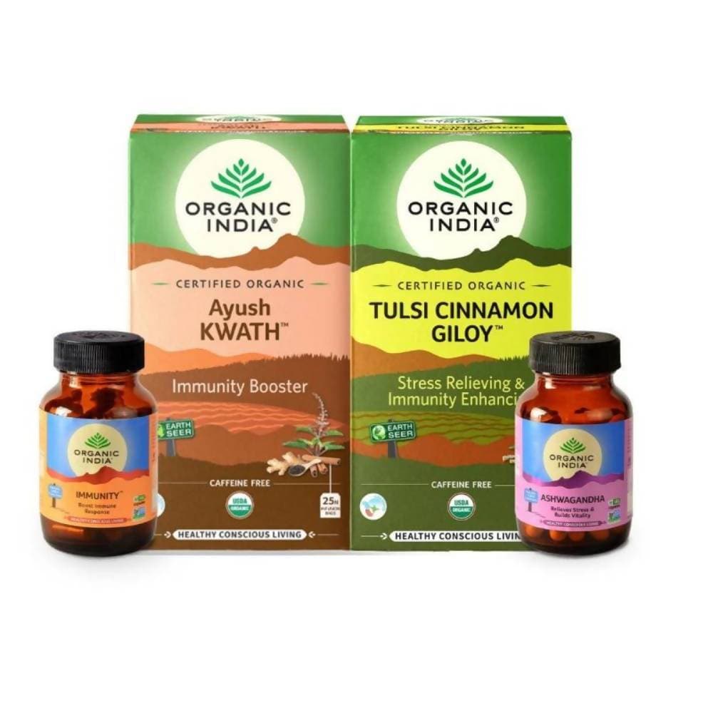 Organic India Immunity Kit Essential - Swadesiicart