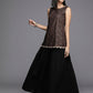 Ahalyaa Women's Traditional Wear Co-ods - Black - Swadesiicart