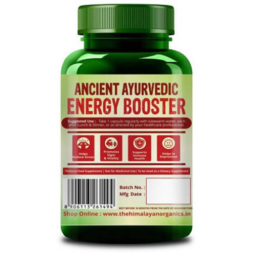 Himalayan Organics Ashwagandha 1000 mg Vegetarian Capsules - Swadesiicart