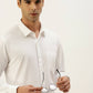 Ramraj Cotton Mens Full Sleeve Formal Poly Cotton White Shirt | Swadesiicart