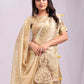 Shree Shyam Fashion Organza Gold Saree