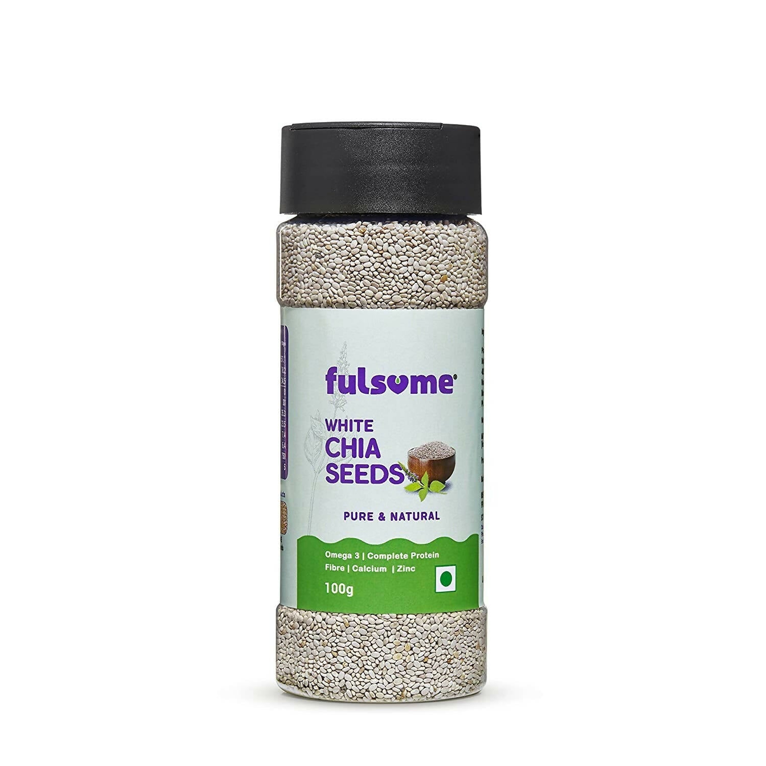 Fulsome Premium White Chia Seeds - Swadesiicart