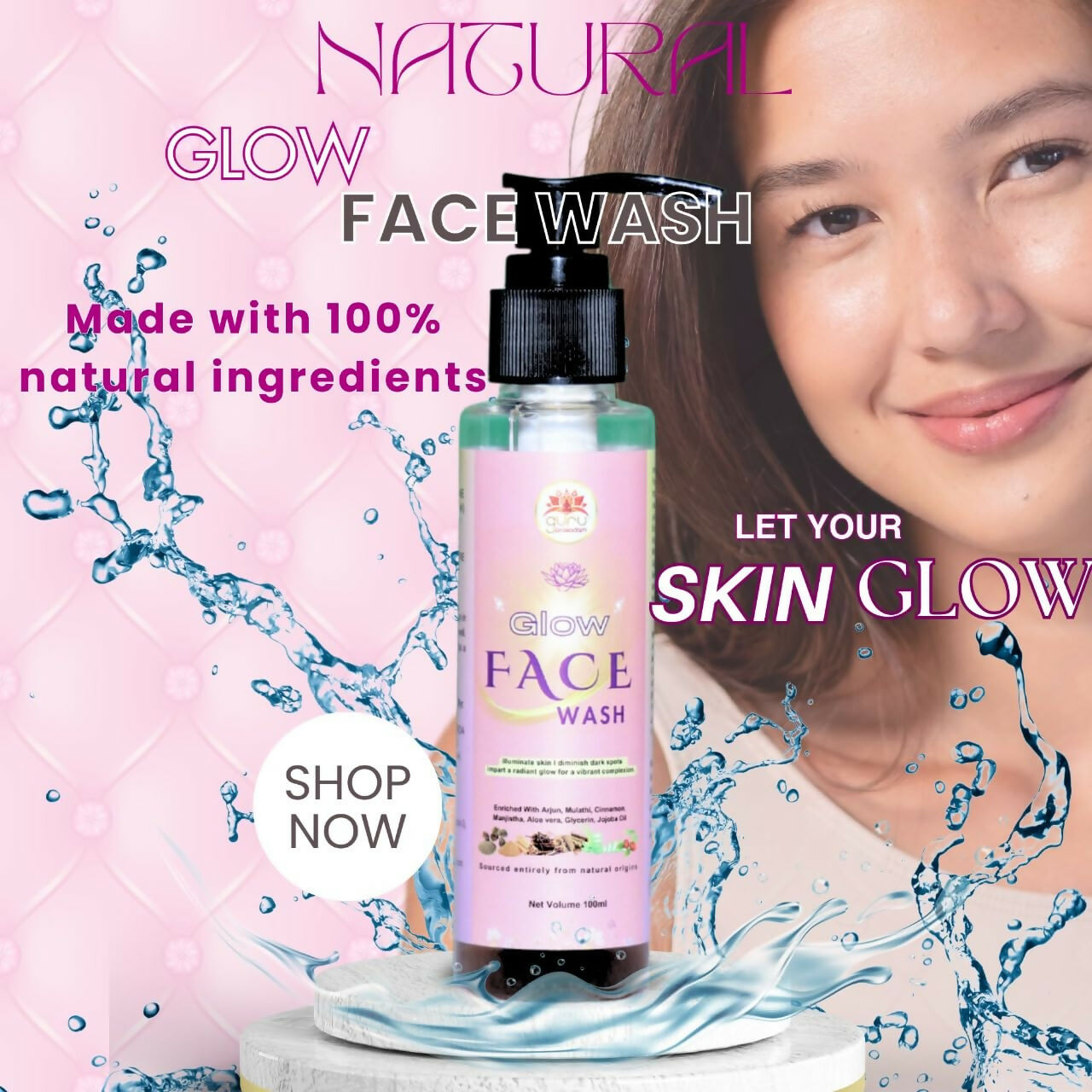 Guru Prasadam Glow Face Wash | Swadesiicart