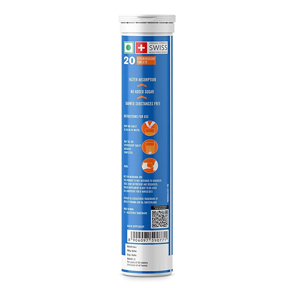 Fast&Up L-Arginine Essentials Effervescent Tablets | Swadesiicart