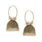 NVR Women Gold Toned Contemporary Jhumkas Earrings | Swadesiicart