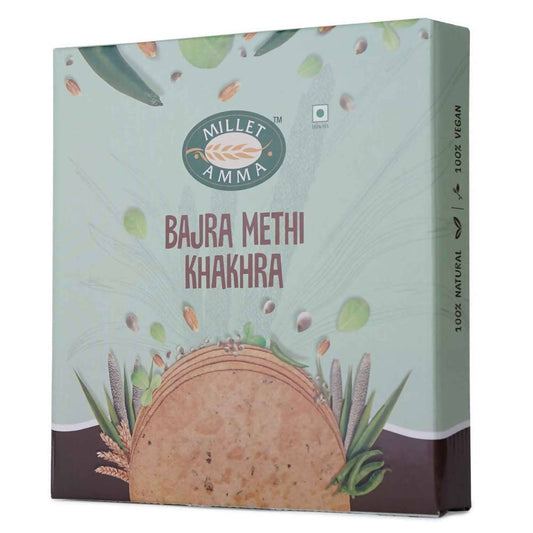 Millet Amma Bajra Methi Khakhra - Swadesiicart