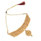 Mominos Fashion Johar Kamal Gold-Polished Brass Finish Kundan/Stone Choker For Women (Golden) | Swadesiicart