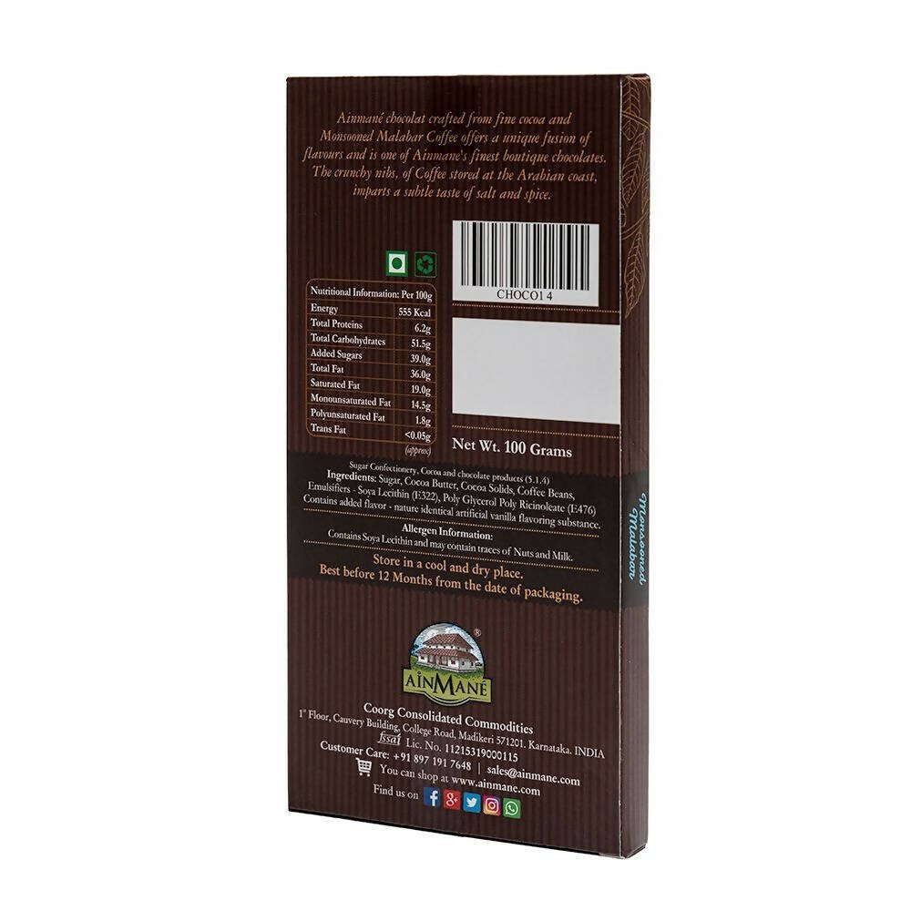 Ainmane Dark Chocolate 55% Cocoa - Swadesiicart