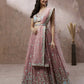 House of Panchhi Coral Pure Georgette Sequins with heavy Zarkan embroidery Lehenga choli & Dupatta | Swadesiicart