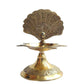 CraftVatika Gold Toned Brass Peacock Design Diya | Swadesiicart