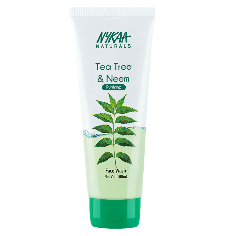 Nykaa Naturals Tea Tree & Neem Purifying Face Wash for Acne - Swadesiicart