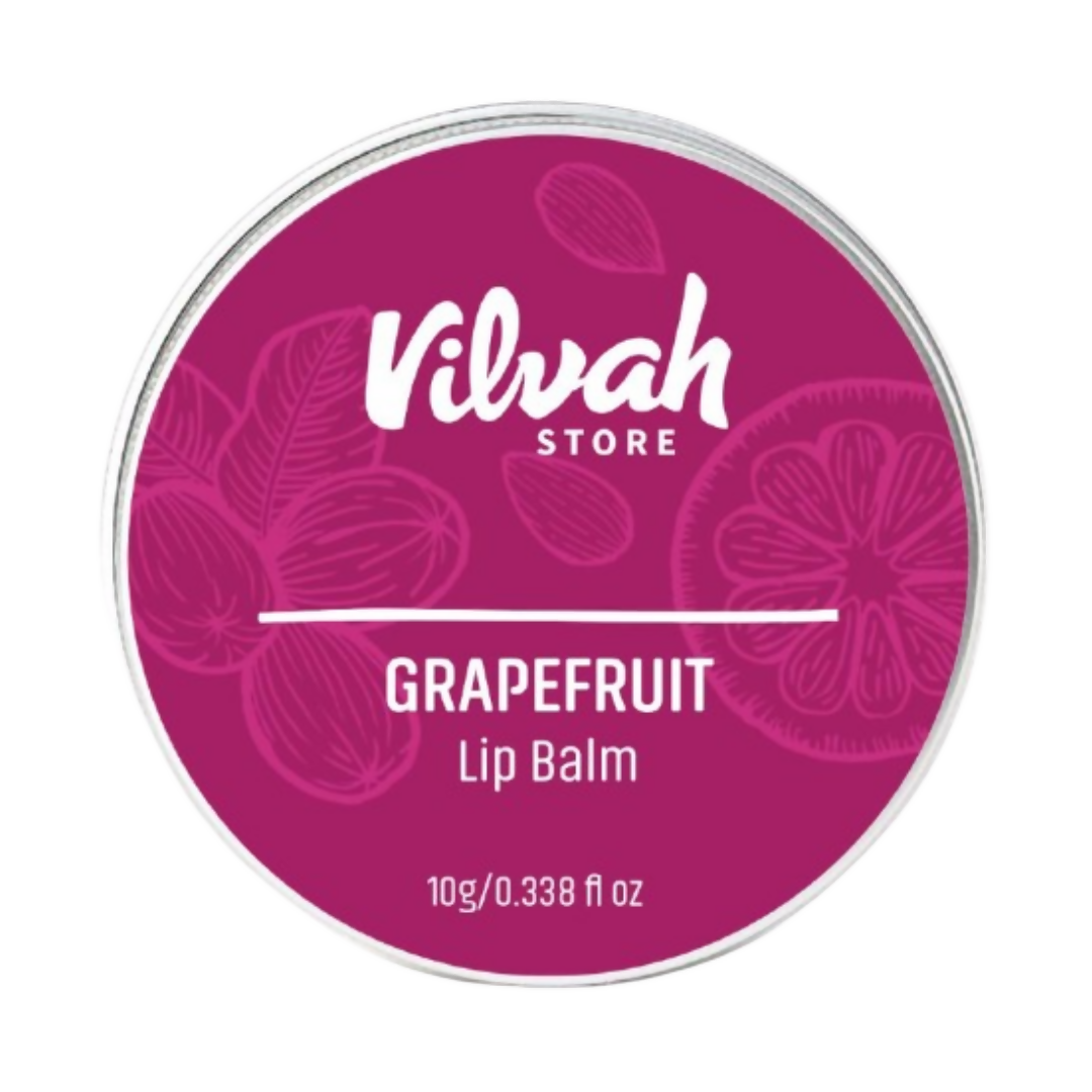 Vilvah Store Grapefruit Lip Balm Enriched With Shea Butter - Swadesiicart