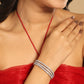 Nuyug TriSparkle Anti Tarnish Diamond Bracelet | Swadesiicart