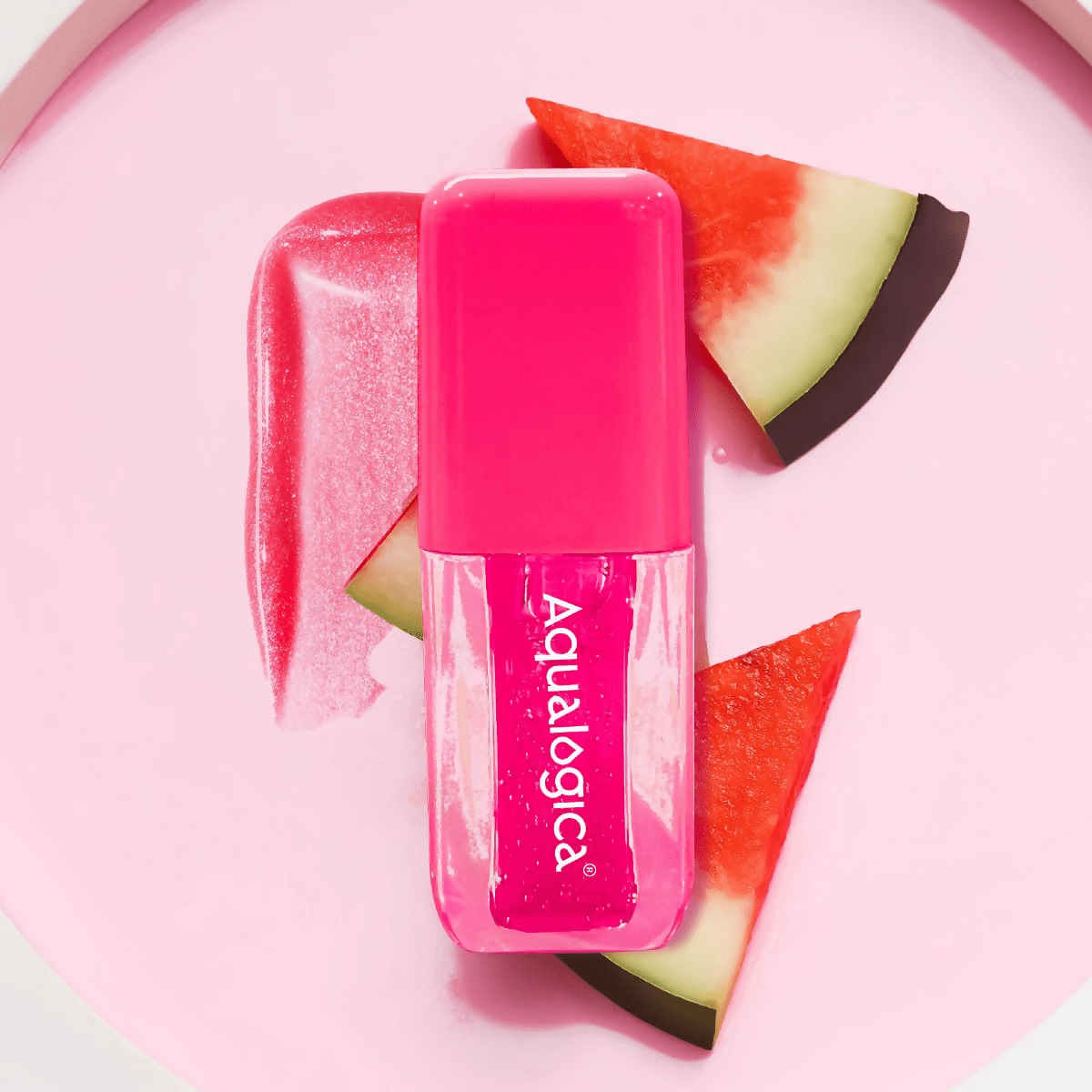 Aqualogica Plump+ Pouty Li-Ph Gloss - Watermelon Slice - Limited Time Offer - Swadesiicart