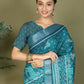 Shree Shyam Fashion Cotton Sea Green Saree
