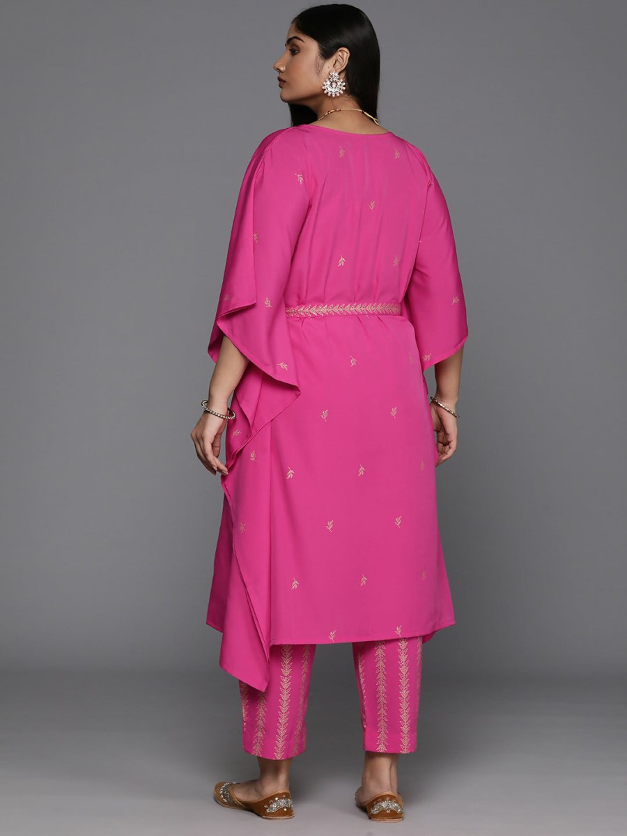 Ahalyaa Women's Traditional wear Kurta Set - Pink | Swadesiicart
