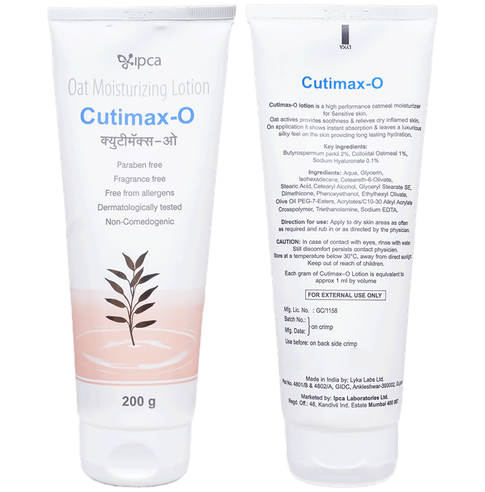 Cutimax-O Oat Moisturizing Lotion | Swadesiicart