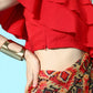 Ahalyaa Women's Traditional wear Saree - Red | Swadesiicart