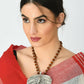 Mominos Fashion Johar Kamal Oxidised Silver-Plated Brass Finish Ganesha Long Necklace For Women | Swadesiicart