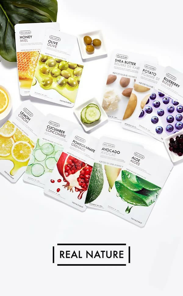 The Face Shop Real Nature Honey Face Mask - Korean Skincare - Swadesiicart
