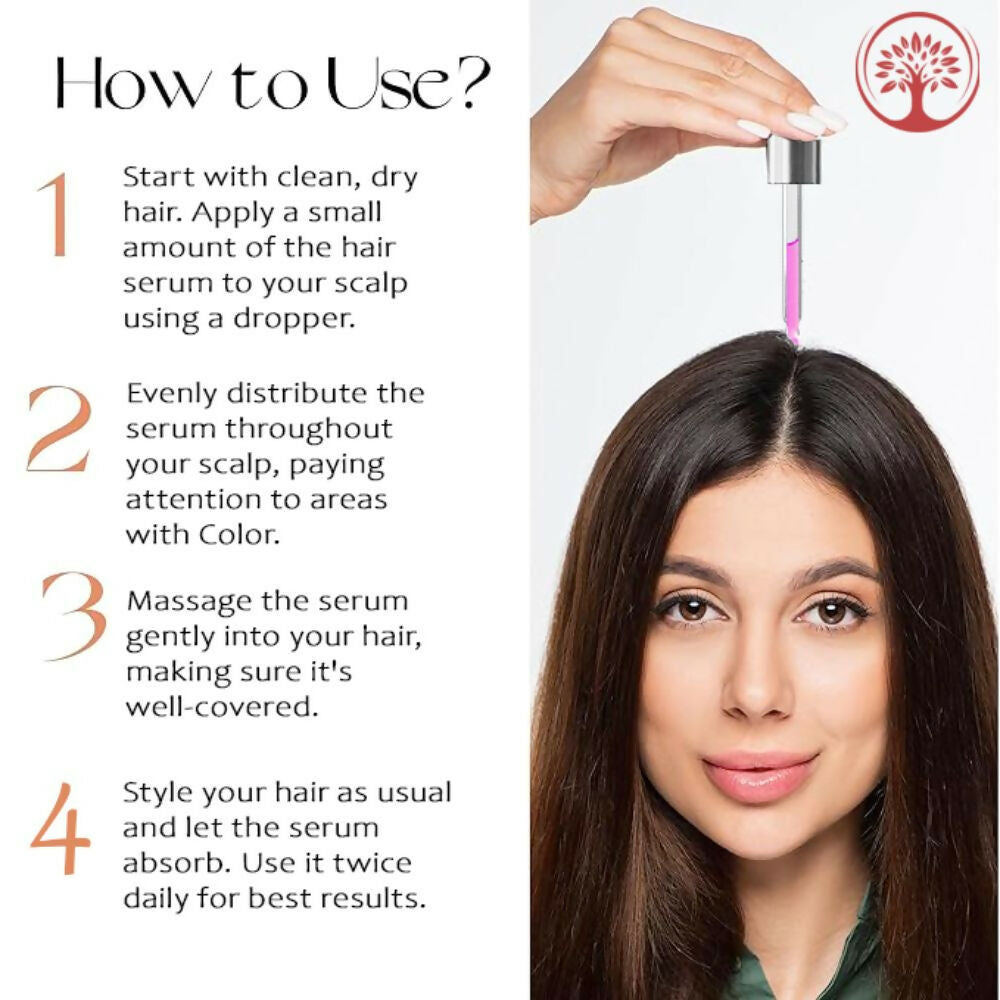 Ivory Natural Color Protection Hair Serum Potent Serum To Protect Your Hair | Swadesiicart