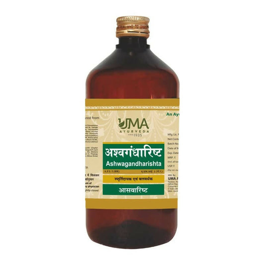 Uma Ayurveda Ashvagandharishta Syrup - Uma Ayurveda