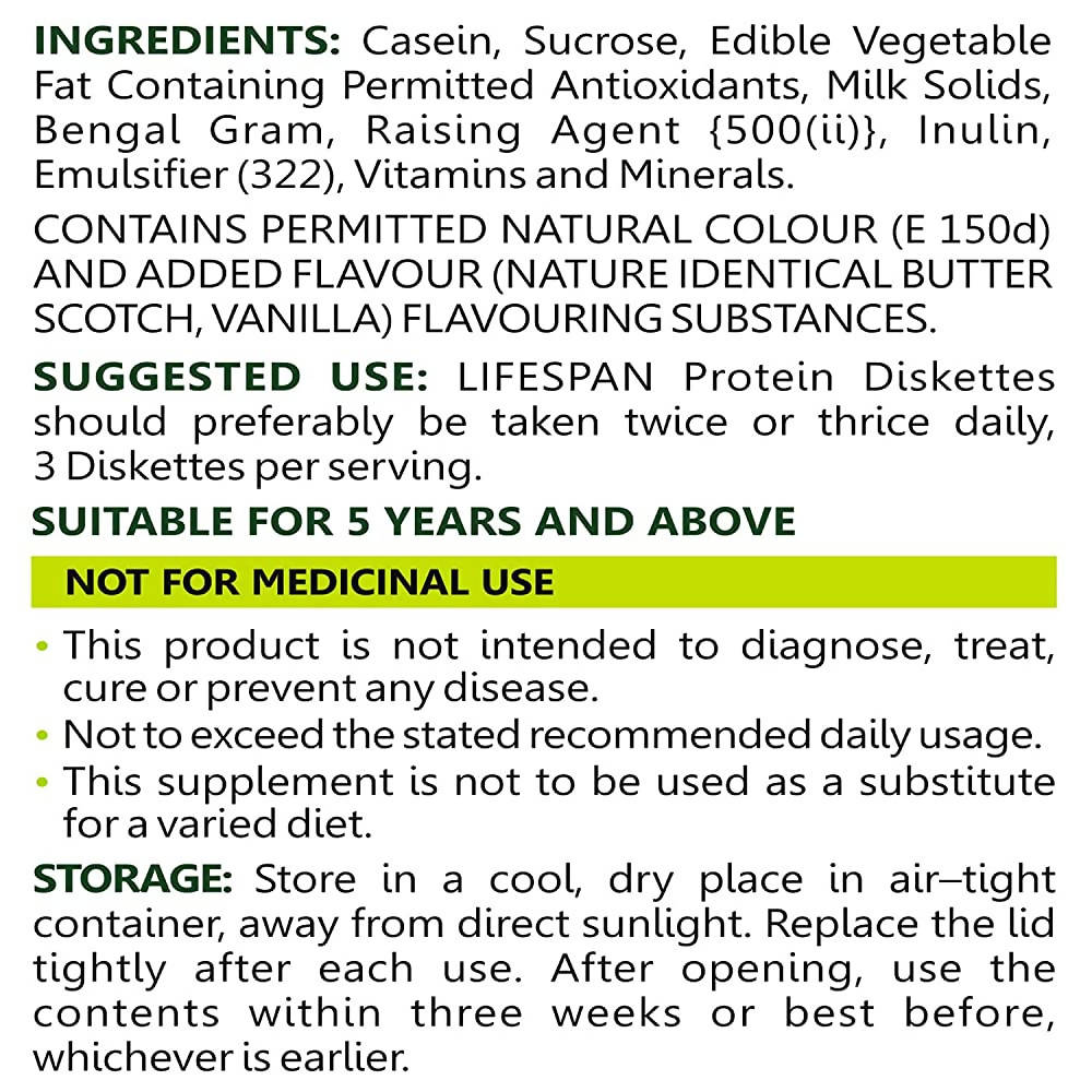 LifeSpan Protein Diskettes - Swadesiicart