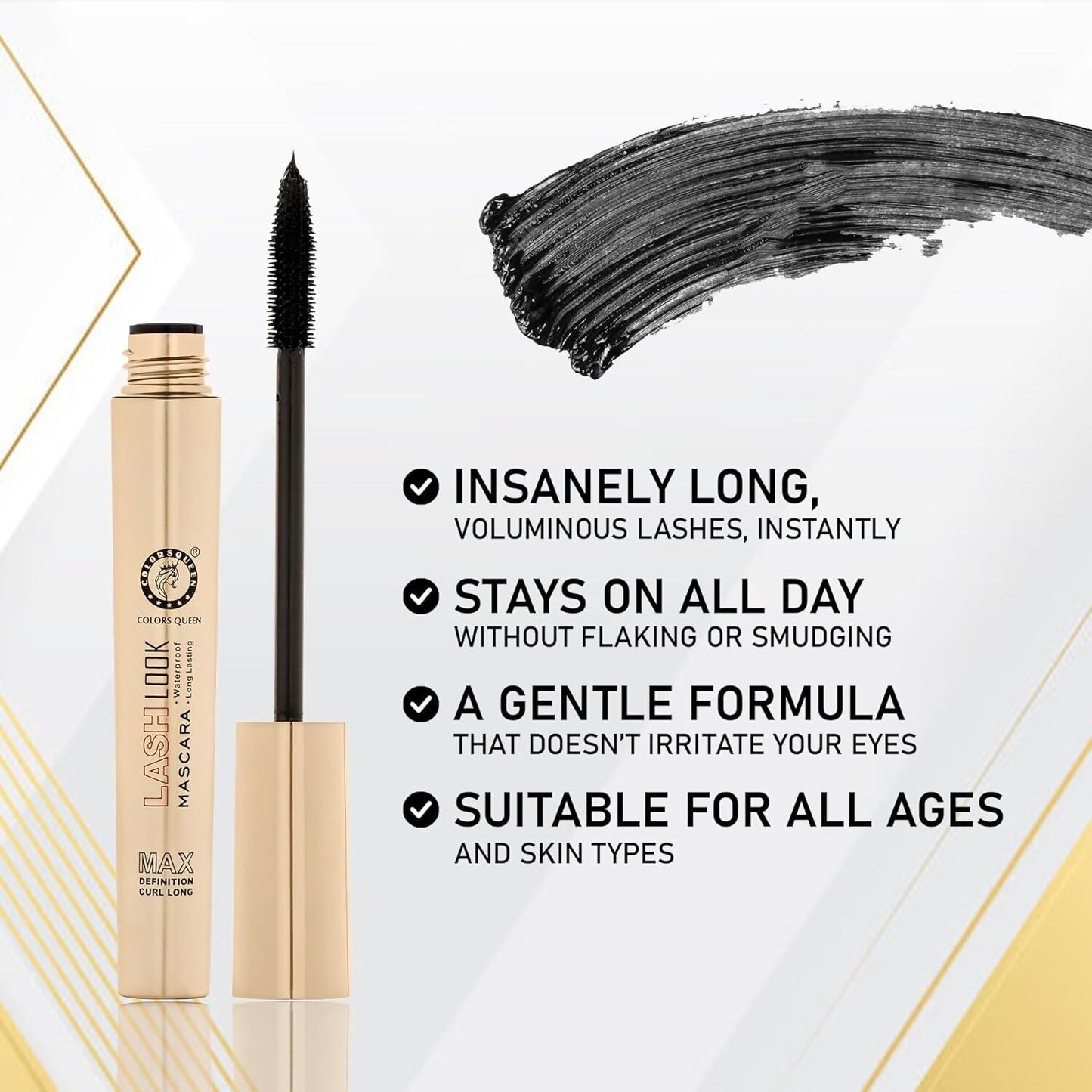 Colors Queen Lash Look Mascara - Swadesiicart