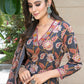 BulBul Fashionista Santoon Black Kurta Set with Dupatta - Swadesiicart