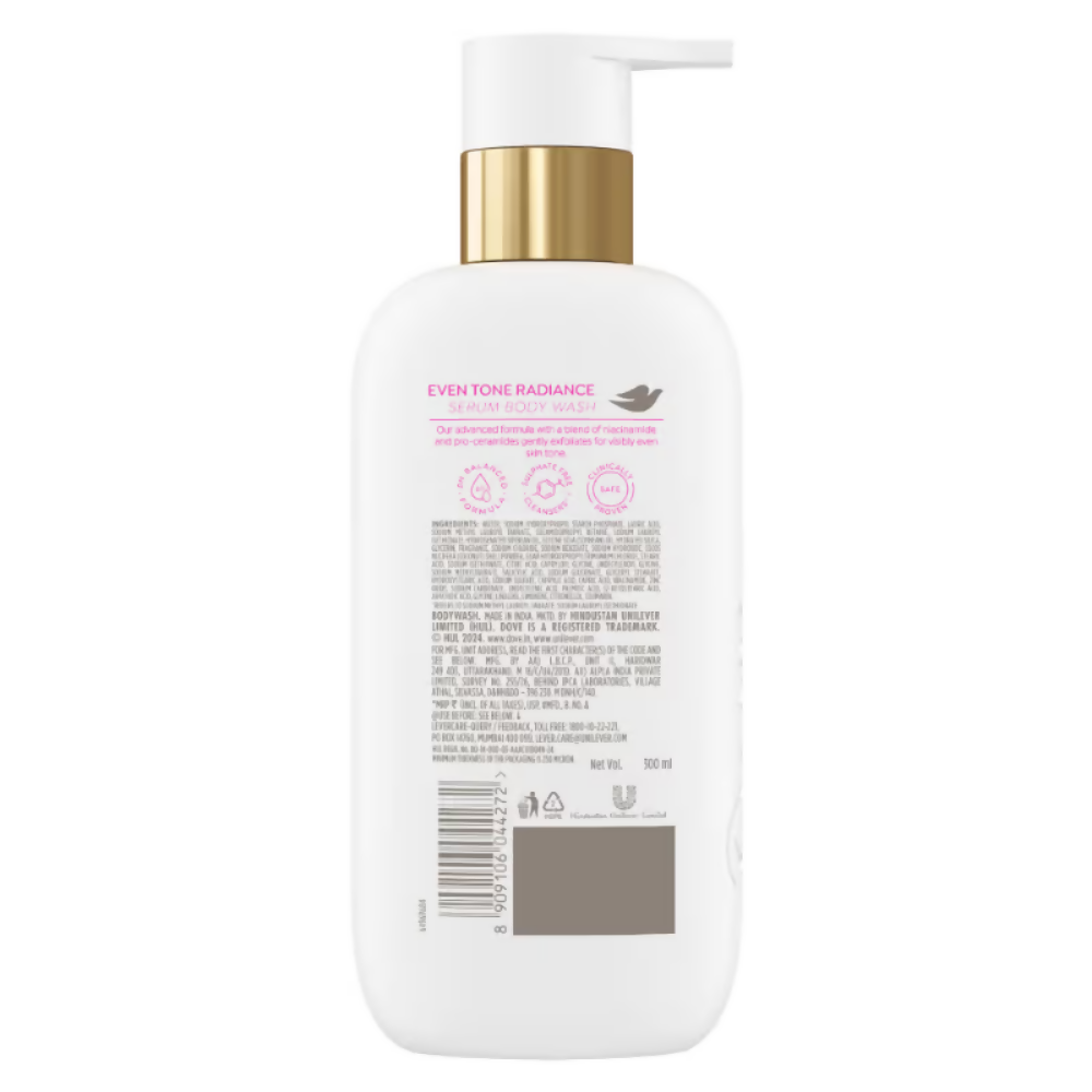 Dove 5% Radiance Serum With Niacinamide Even Tone Bodywash - Swadesiicart