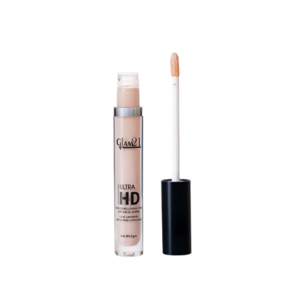 Glam21 Ultra HD Liquid Concealer for HD Finish - Medium Naturaly - Swadesiicart