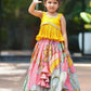Jyoti Fashion Classy Pink Chinon Silk Printed with Embroidered Kids Lehenga Choli Set | Swadesiicart