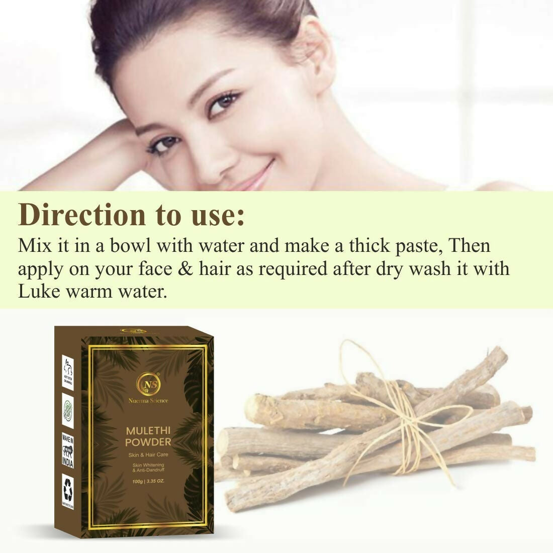 Nuerma Science Mulethi Powder Organic | Swadesiicart
