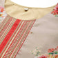Ahalyaa Women's Traditional wear Kurta Set - Tan | Swadesiicart