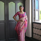 Vishnu Weaves Women's Wine banarasi Silk Saree with Blouse - Swadesiicart