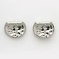 NVR Women's Set of 2 Gold & Silver Brass-Plated Artificial Stones Studded Studs Earring - Swadesiicart