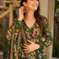 Aayaa Designer Cotton Silk Suit - Green