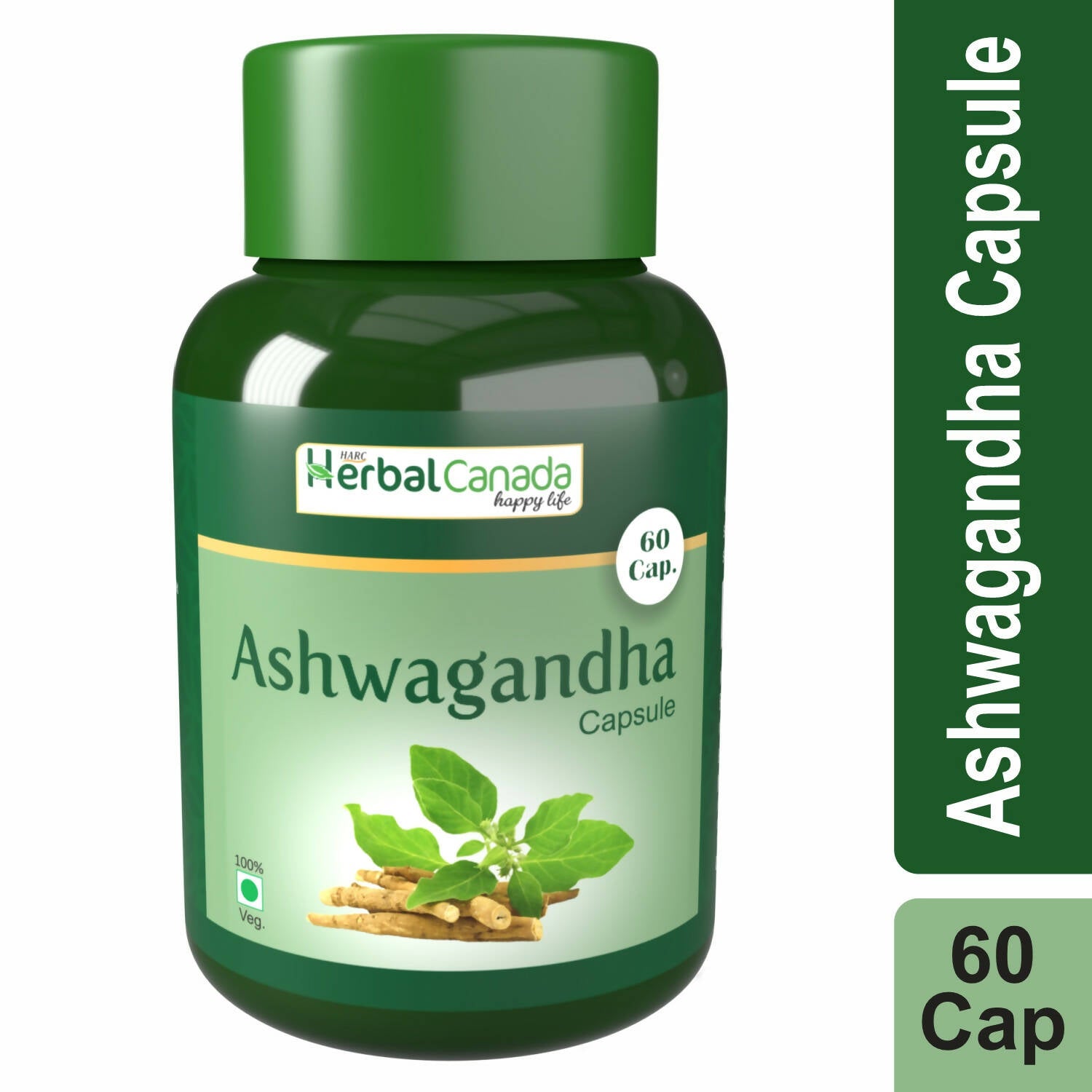 Herbal Canada Ashwagandha Capsules - Swadesiicart